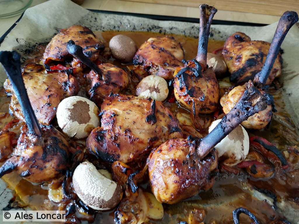 Chicken lollipops and mushroom 'forests'